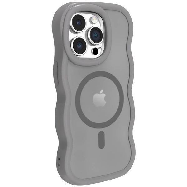 Чохол TPU+PC Undine with MagSafe для Apple iPhone 12 Pro Max (6.7") Grey 355305 фото