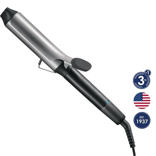 Плойка Remington Pro Big Curl, 56Вт, темп.режимів-8, D-38mm, 140-210С, кераміка, чорний (CI5538) 373050 фото