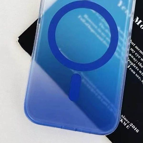 Чохол TPU+PC Phantom with MagSafe для Apple iPhone 16 (6.1") Blue 355775 фото