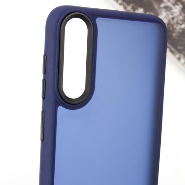 Чохол TPU+PC Lyon Frosted для Samsung Galaxy A50 (A505F) / A50s / A30s Navy Blue 282013 фото