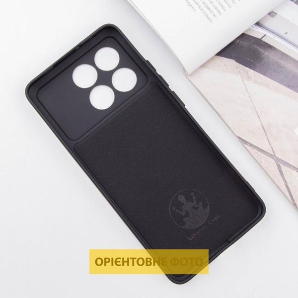 Чохол TPU GETMAN Liquid Silk Full Camera для Xiaomi Poco X6 / Note 13 Pro 5G Чорний / Black 404118 фото