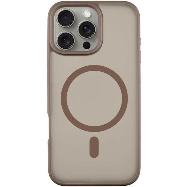 TPU+PC чохол Blueo Skin Friendly Frosted with MagSafe для Apple iPhone 16 Pro Max (6.9") Золотий 326080 фото