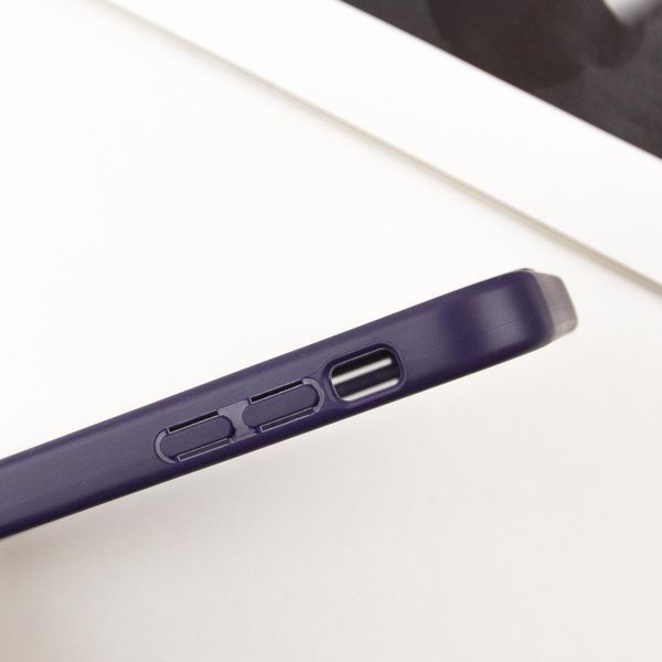 TPU чохол Transparent + Colour 1,5mm для Apple iPhone 15 (6.1") Purple 296094 фото