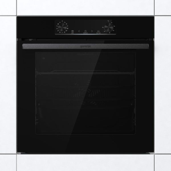 Духова шафа Gorenje електрична, 77л, A+, пара, дисплей, піроліз, чорний (BPS6737E07B) 367031 фото