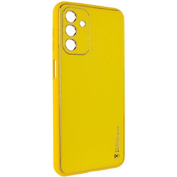 Шкіряний чохол Xshield для Samsung Galaxy A05s Жовтий / Yellow 288512 фото