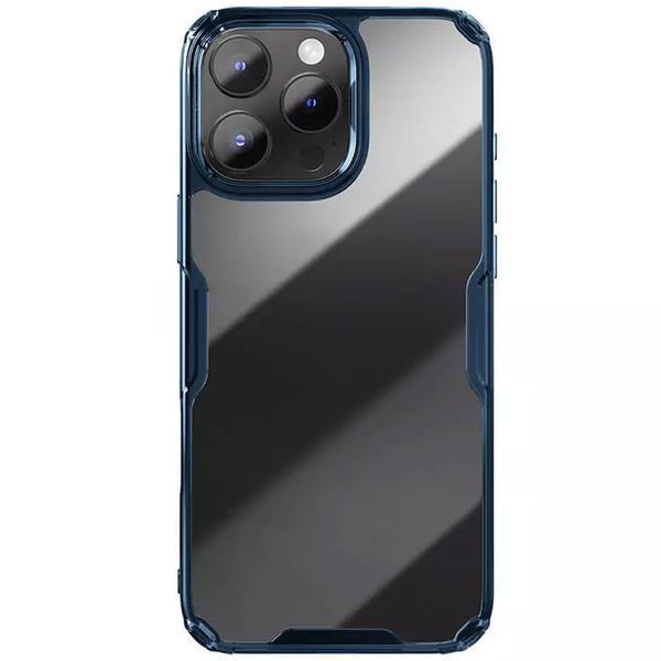 TPU чохол Nillkin Nature Pro Series для Apple iPhone 16 Pro (6.3") Синій (прозорий) 326083 фото