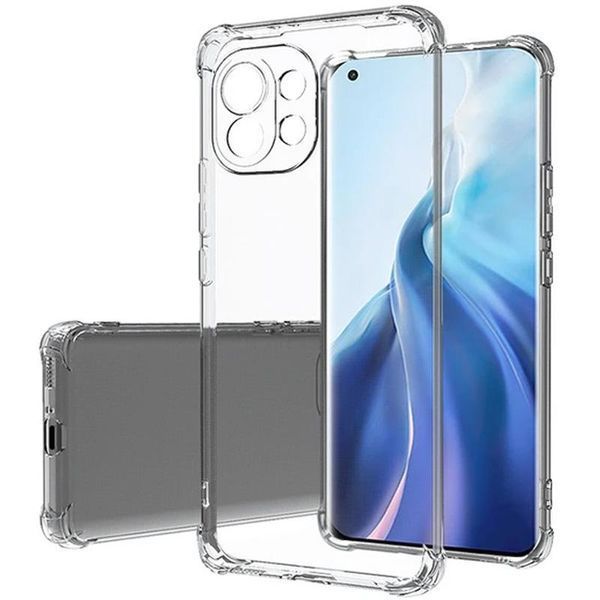 TPU чохол GETMAN Ease logo посилені кути Full Camera для Xiaomi 17 Безбарвний (прозорий) 404753 фото