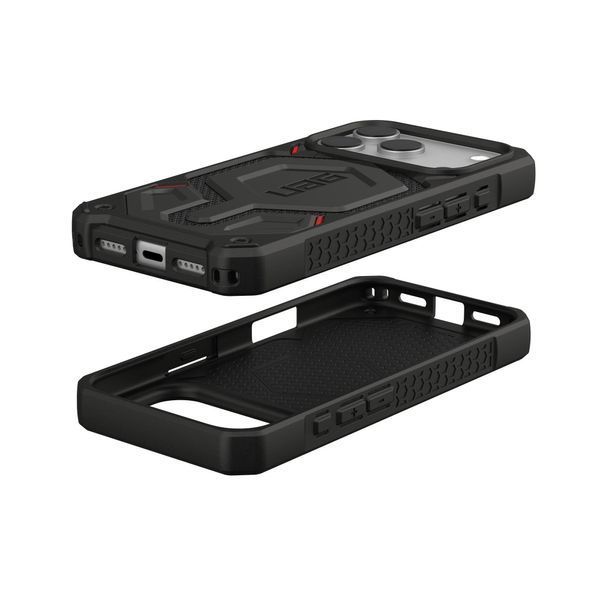 Чохол-накладка iPhone 17 Pro UAG Monarch Pro MagSafe, Kevlar Black (114513113940) 393854 фото