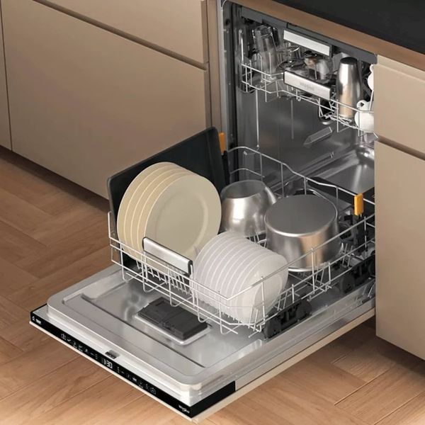 Посудомийна машина Whirlpool вбудована, 15компл., A+++, 60см, дисплей, 3й кошик, білий (W7IHT58T) 375161 фото