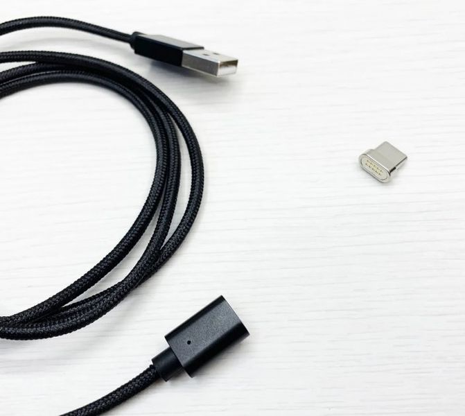 USB кабель Type-C (G-5) тем.серый 119969 фото