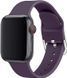 Ремінець Silicone-steel buckle для Apple Watch 42/44/45mm Purple 264627 фото 1