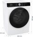 Пральна машина Gorenje фронтальна, 10кг, 1400, A+++, 60см, дисплей, інвертор, пара, Wi-Fi, підсвітка барабану, білий (WNS14A4TWIFI) 375482 фото 9