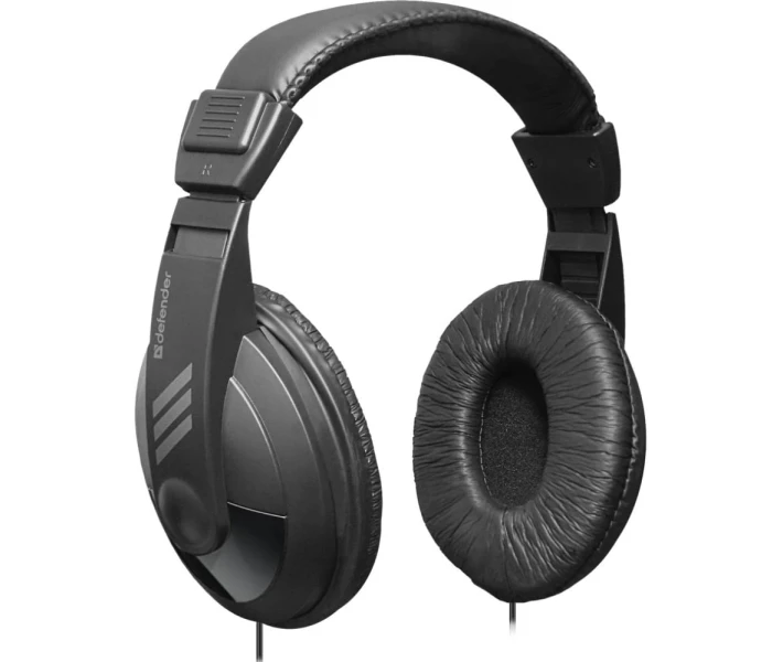 навушники DEFENDER HN-751 black volume control cable 2m 320381 фото
