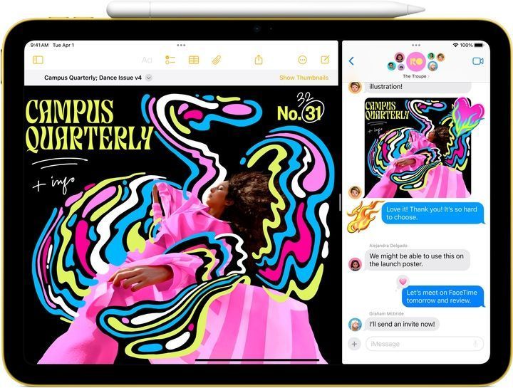 Планшет Apple iPad 11 (2025) Wi-Fi + LTE 128GB Pink 354147 фото