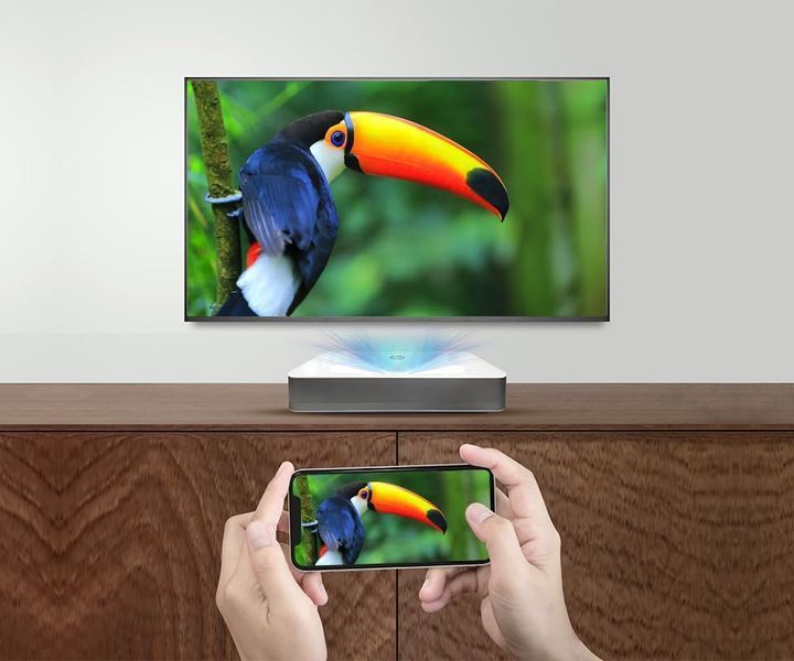 Проєктор ультракороткофокусний HP BP5000 UHD, 2000 lm, LASER, 0.23, WiFi, Smart Aptoide (2U5Z7AA) 363905 фото
