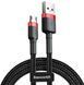 Кабель Baseus Cafule MicroUSB (CAMKLF-C91) Black/Red 2m 190187 фото 1