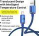 Кабель Baseus Crystal Shine USB-Lightning, 2.4A 1.2м (6932172602697) Blue 321808 фото 2
