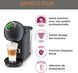 Кавоварка Krups капсульна Dolce Gusto Genio S Plus 0.8л, капсули, сенcорне керування, темно-сірий (KP340B10) 370179 фото 2