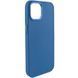 TPU чохол Bonbon Metal Style для Apple iPhone 14 (6.1") Синій / Denim Blue 257161 фото 1