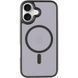 TPU+PC чохол Metal Buttons with MagSafe для Apple iPhone 17 (6.3") Чорний / Black 402283 фото 2