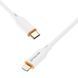 Кабель Proove Jelly Silicone Type-C to Lightning 27W (1m) (CCJS27002102) White 286742 фото 4