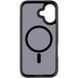 TPU+PC чохол Metal Buttons with MagSafe для Apple iPhone 17 (6.3") Чорний / Black 402283 фото 3