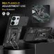 Ударостійкий чохол Camshield Army Ring для Xiaomi Redmi Note 13 Pro 4G / Poco M6 Pro 4G Чорний / Black 315923 фото 3