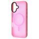 Чохол WAVE Matte Insane Case with Magnetic Ring iPhone 16 pink 334801 фото 1