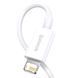 Кабель Baseus Superior Series Fast Charging Data USB кабель USB To IP 2.4 A 1.5 М (CALYS-B02) White 252292 фото 10