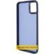 Чохол TPU+PC Lyon Frosted для Samsung Galaxy A50 (A505F) / A50s / A30s Navy Blue 282013 фото 3