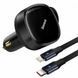 АЗП Baseus Enjoyment Retractable 2-in-1 Type-C + Type-C 33W (C00035500111-00) black 275378 фото 5