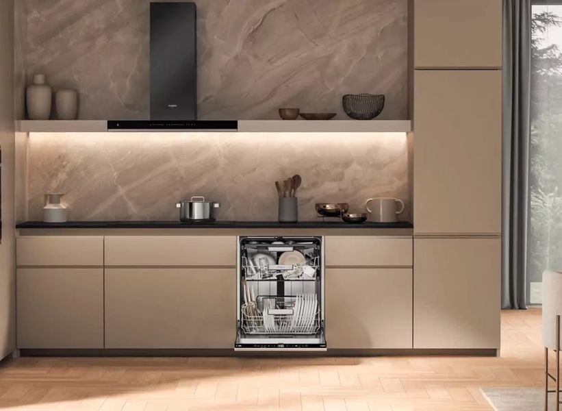 Посудомийна машина Whirlpool вбудована, 15компл., A+++, 60см, дисплей, 3й кошик, білий (W7IHT58T) 375161 фото