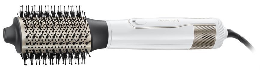 Фен-щітка Remington HydraLuxe, 1200Вт, 3 режими, іонізація, хол. обдув, кераміка, білий (AS8901) 380985 фото