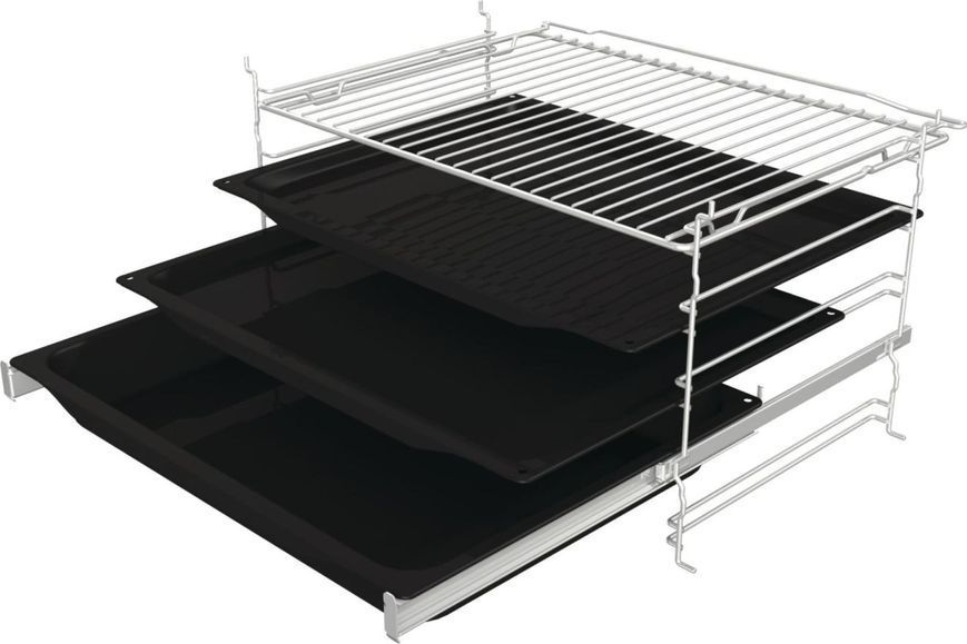 Духова шафа Gorenje електрична, 77л, A+, пара, дисплей, піроліз, чорний (BPS6737E07B) 367031 фото