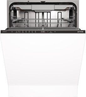 Посудомийна машина Gorenje вбудовувана, 16компл., A+++, 60см, AquaStop, автоматичне відчинення, сенсорн.упр, 3и кошики, білий (GV16D5) 373691 фото