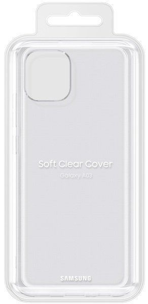 Чохол-накладка Samsung A03 Soft Clear Cover EF-QA035TTEGRU Transparent 240905 фото