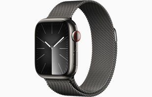 Смарт-годинник Apple Watch Series 9 GPS + LTE 45mm Graphite Stainless Steel Case With Graphite Milanese Loop MRMX3 278311 фото