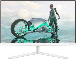 Монiтор TFT PHILIPS 27" Evnia 27M2N3201A/00 IPS 300nit 180Hz 2*HDMI DP Pivot MM White 324046 фото