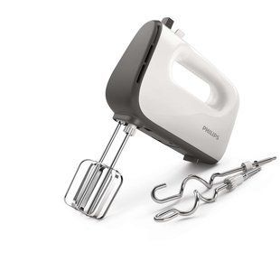 Міксер Philips ручний Viva Collection 450Вт, насадки-4, біло-сірий (HR3740/00) 367577 фото