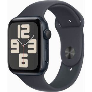 Apple Watch SE 2024 GPS 40mm Midnight Aluminium Case With Midnight Sport Band S/M MXE73 322281 фото