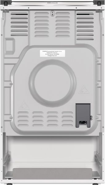Плита Gorenje електрична , 68л, 50x60см, гриль, білий (GE5A21WH) 374096 фото