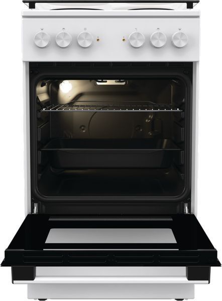 Плита Gorenje електрична , 68л, 50x60см, гриль, білий (GE5A21WH) 374096 фото