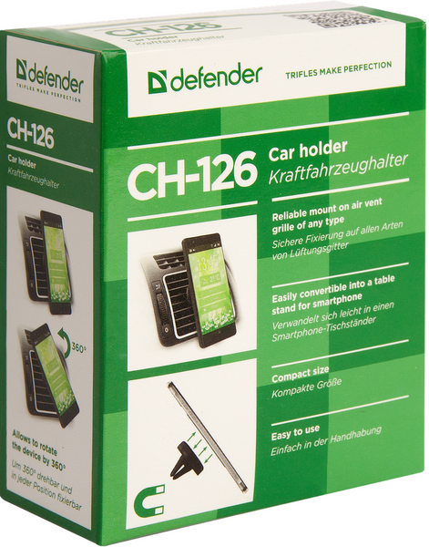 DEFENDER Car holder 126 для моб. пристроїв 306163 фото