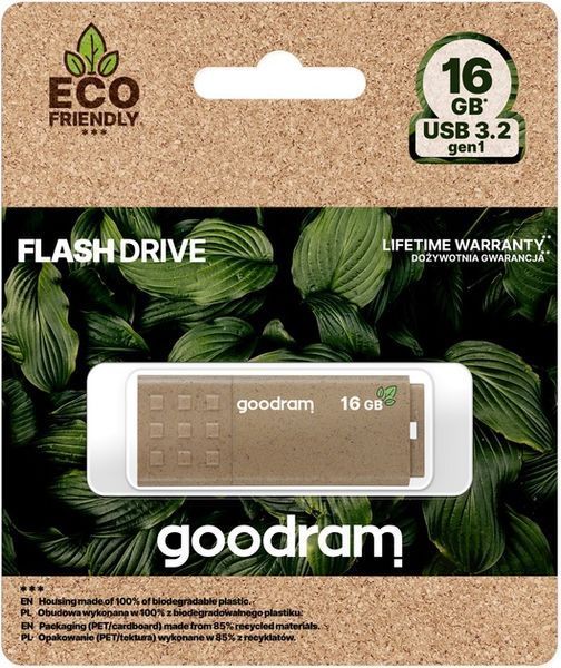 флеш-драйв GOODRAM 16GB USB 3.2 UME3 ECO FRIENDLY 328853 фото