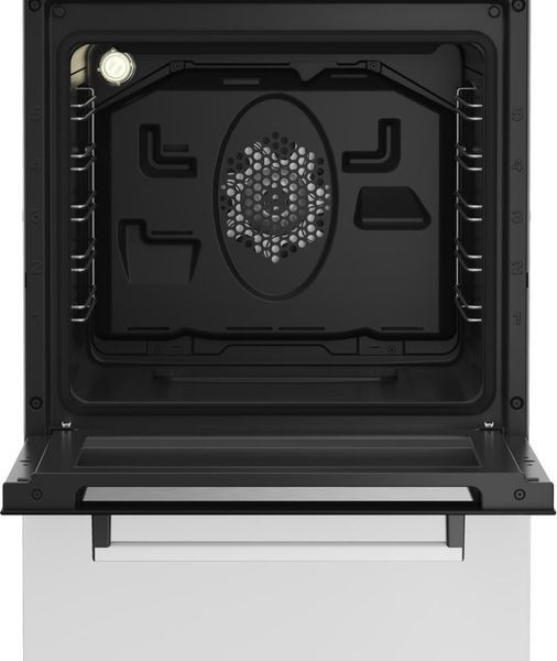 Плита Beko комбінована, 60л, 50x60см, дисплей, конвекція, чавун, білий (FSM52330DWDS) 375067 фото