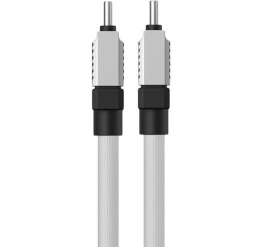 Кабель Baseus CoolPlay Series Type-C To Type-C 100W (1m) CAKW000202 White 275949 фото