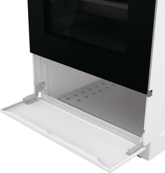 Плита Gorenje електрична , 68л, 50x60см, гриль, білий (GE5A21WH) 374096 фото