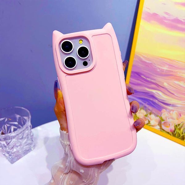 Чохол TPU GETMAN Cat with straps для Apple iPhone 15 Pro (6.1") Pink 357605 фото
