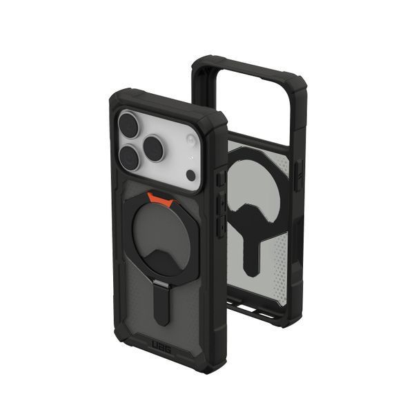 Чохол-накладка iPhone 17 Pro UAG Plasma XTE MagSafe, Black/Pop Orange (114527114097) 393829 фото