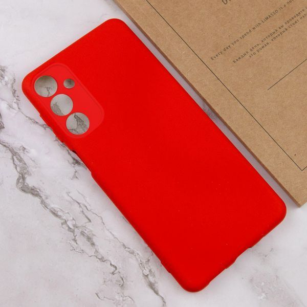 Чохол TPU GETMAN Liquid Silk Full Camera для Samsung Galaxy A24 4G Червоний / Red 354309 фото